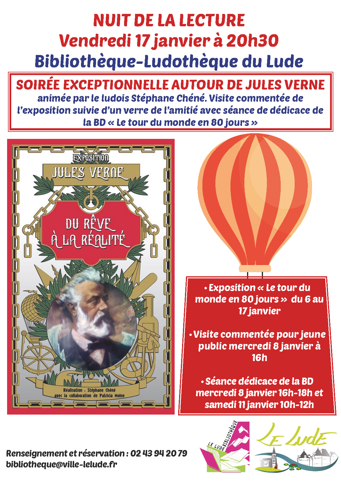 You are currently viewing NUIT DE LA LECTURE Vendredi 17 janvier à 20h30 Bibliothèque Ludothèque
