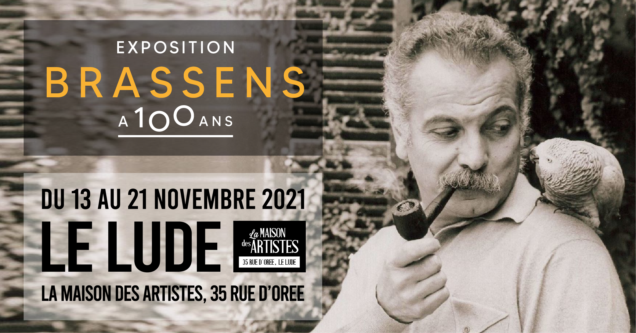 You are currently viewing Exposition – Brassens a 100 ans !