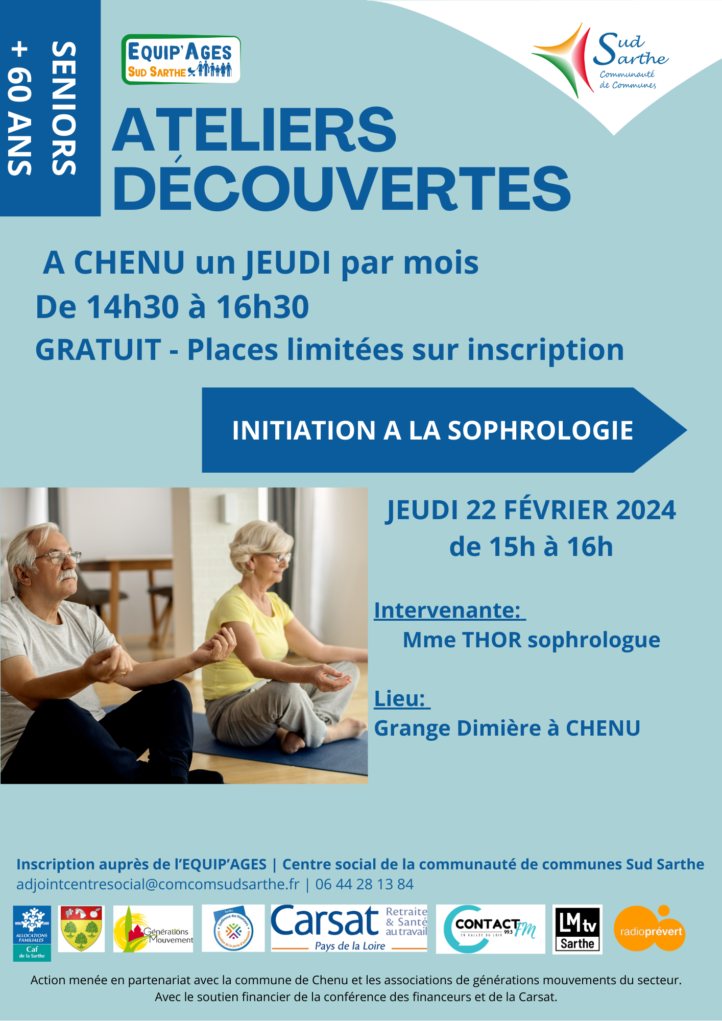 You are currently viewing Atelier découverte : Sophrologie
